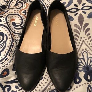 ‼️ALDO‼️ Black Pointed Flat 9 🔥Like New🔥